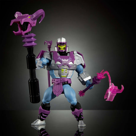 Masters of the Universe x Transformers Megatron Armor SKELETOR Action Figure by Mattel