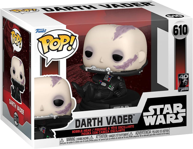 Funko Pop Star Wars |  Return of The Jedi | Darth Vader (Unmasked) #610