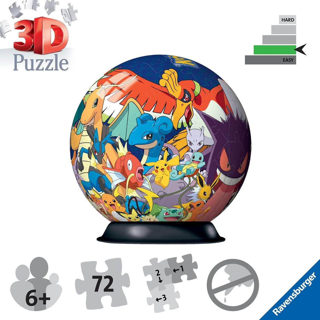 Ravensburger | Pokemon | 72 Piece 3D Jigsaw Puzzle