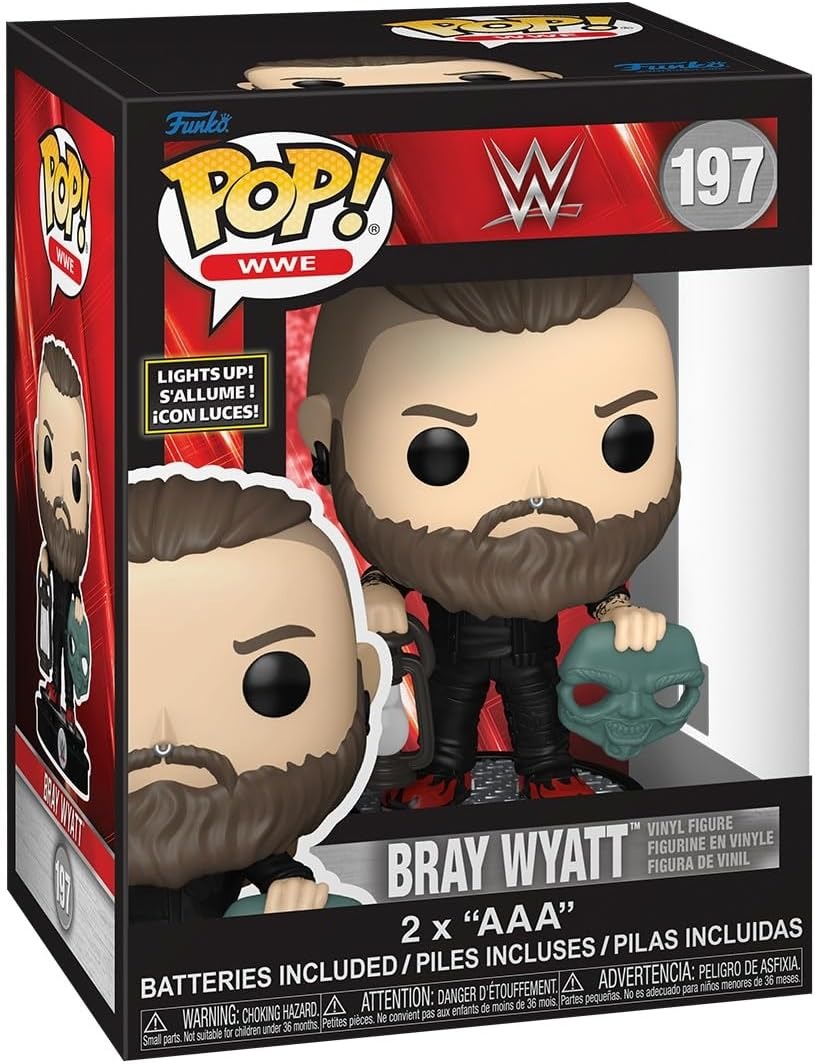Funko Pop! WWE BRAY WYATT #197 Lights Up! Vinyl Figure