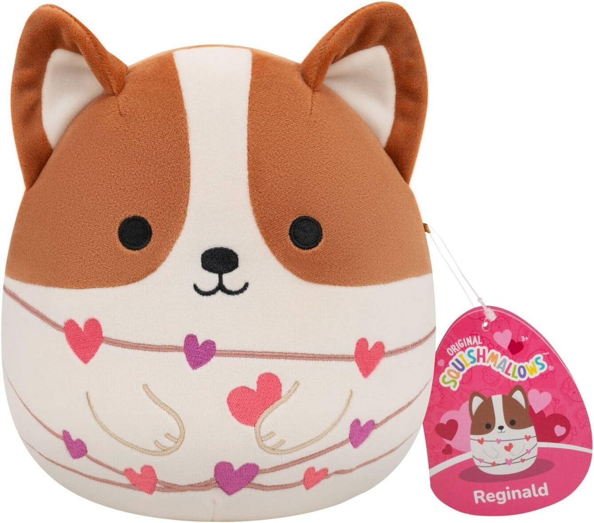 REGINALD | Corgi | Squishmallows 7.5" Plush Valentine 26