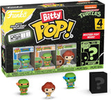 Funko Bitty POP! | Teenage Mutant Ninja Turtles | Leonardo, Michelangelo, April O’Neil, Mystery | 4 Pack