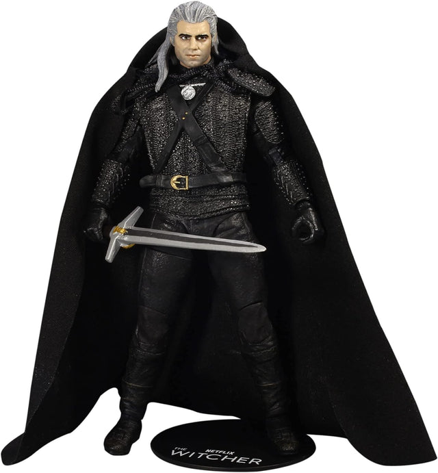 The Witcher | Geralt of Rivia with Cloth Cape | 7 inch Figure | McFarlane Toys