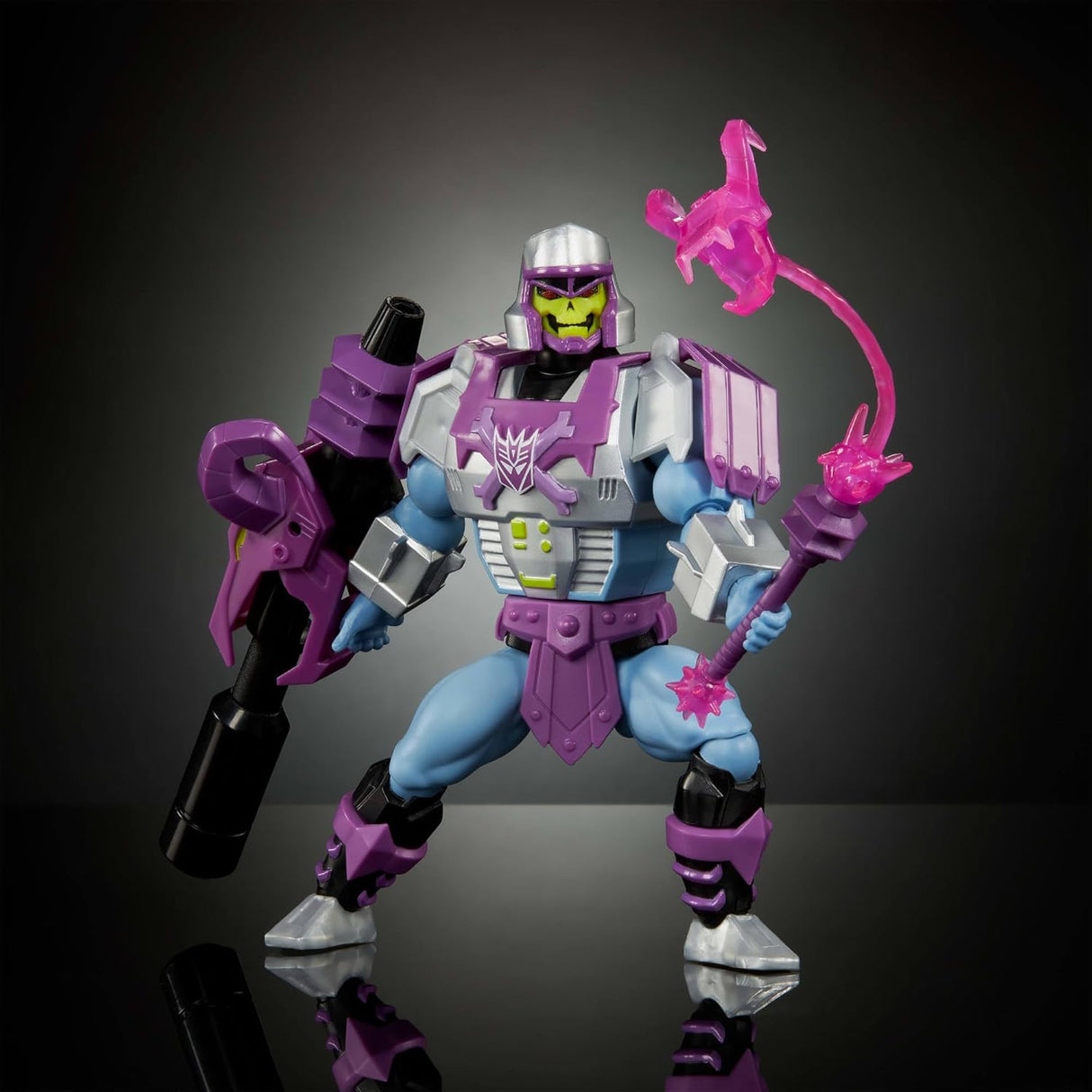 Masters of the Universe x Transformers Megatron Armor SKELETOR Action Figure by Mattel