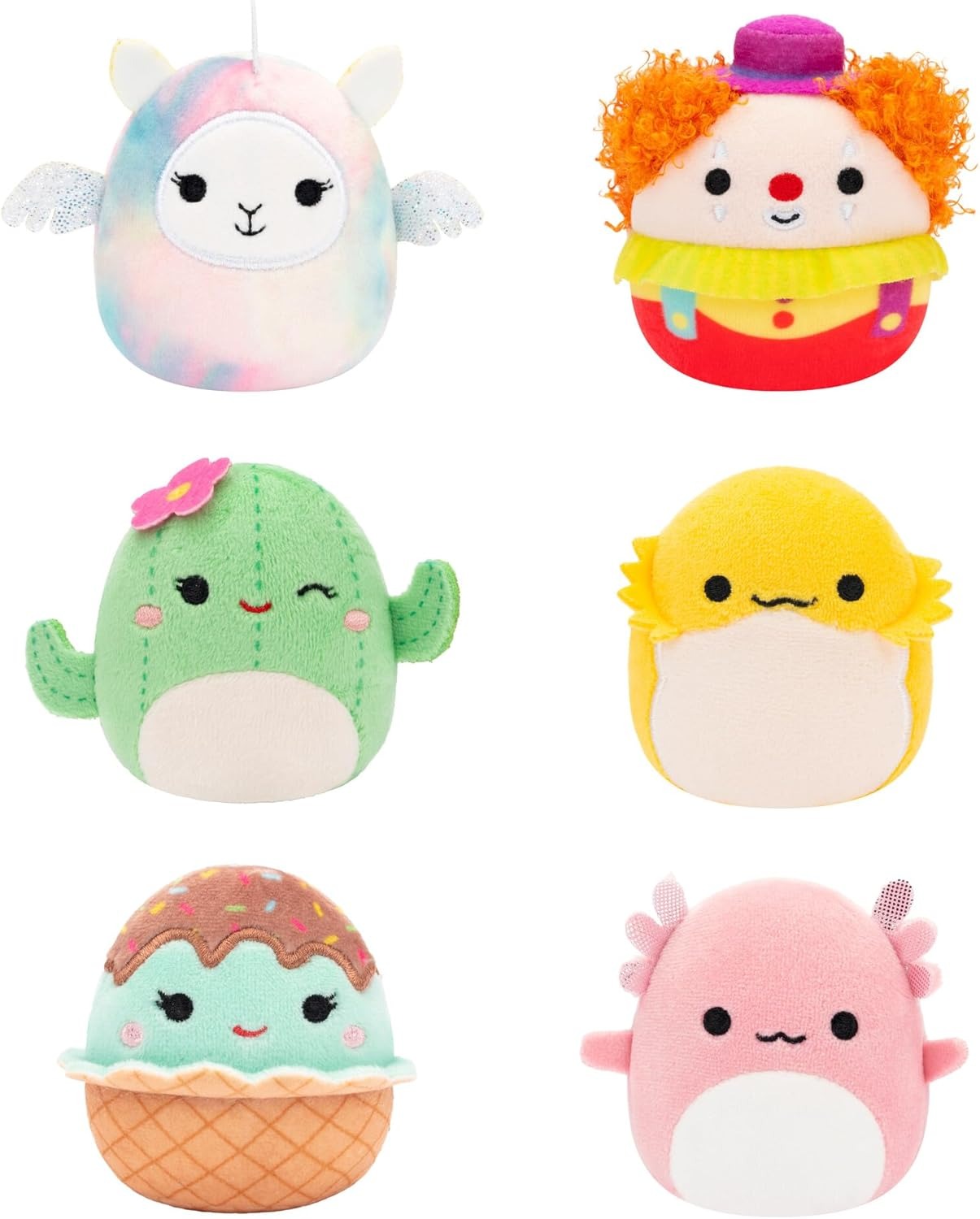 Micromallows | Squishmallows | 6 Pack | Archie | Rodry | Maritza | Maya | Bimbi | Lucy-May