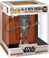 IG-12 WITH GROGU | Funko Pop Star Wars Deluxe | 6 Inch #720