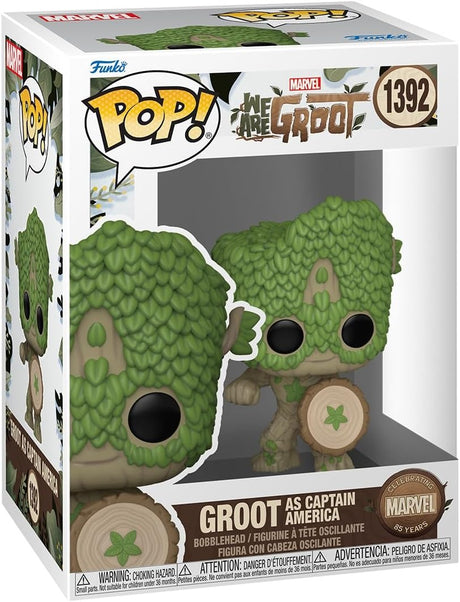 GROOT AS CAPTAIN AMERICA | We Are Groot | Funko Pop Marvel #1392