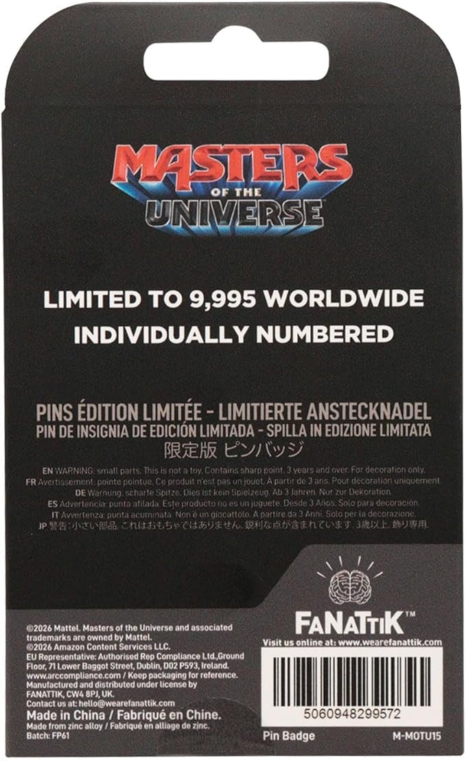 Fanattik Masters of the Universe 2026 Movie Limited Edition HE-MAN Pin Badge