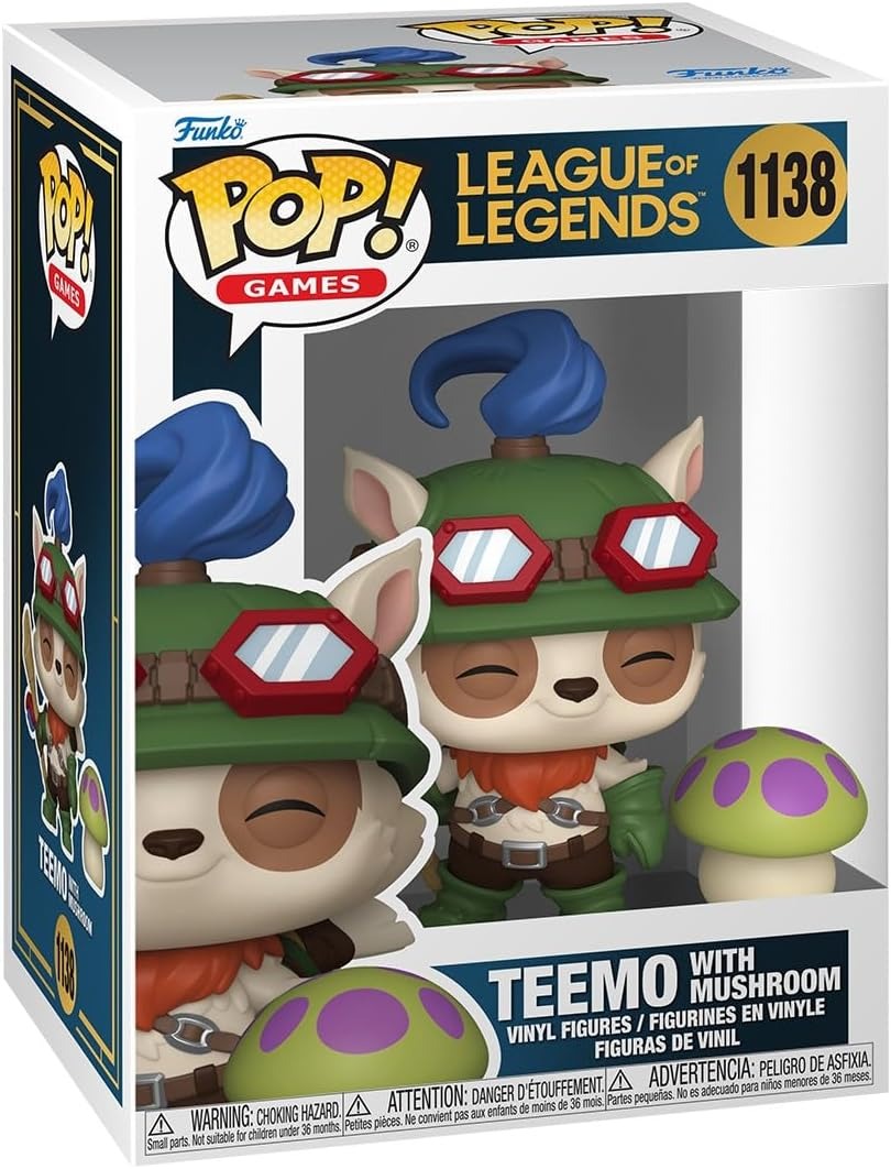 TEEMO (WITH MUSHROOM) | League of Legends | Funko Pop Games #1138