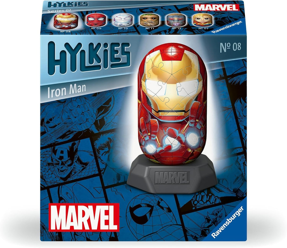 IRON MAN | Ravensburger | Hylkies | Marvel | 54 Piece 3D Jigsaw Puzzle