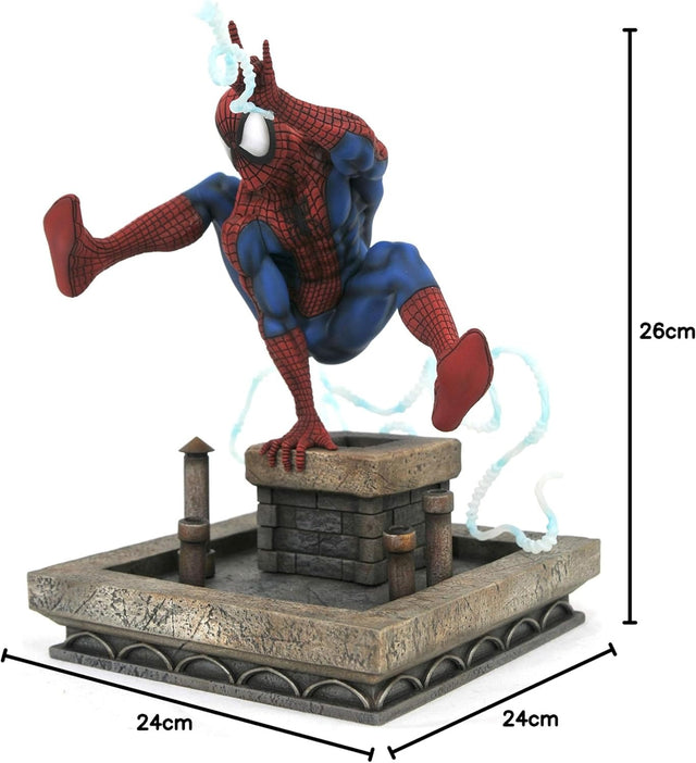 SPIDER-MAN 90s PVC STATUE | Marvel Gallery Diorama | Diamond Select 8 Inch