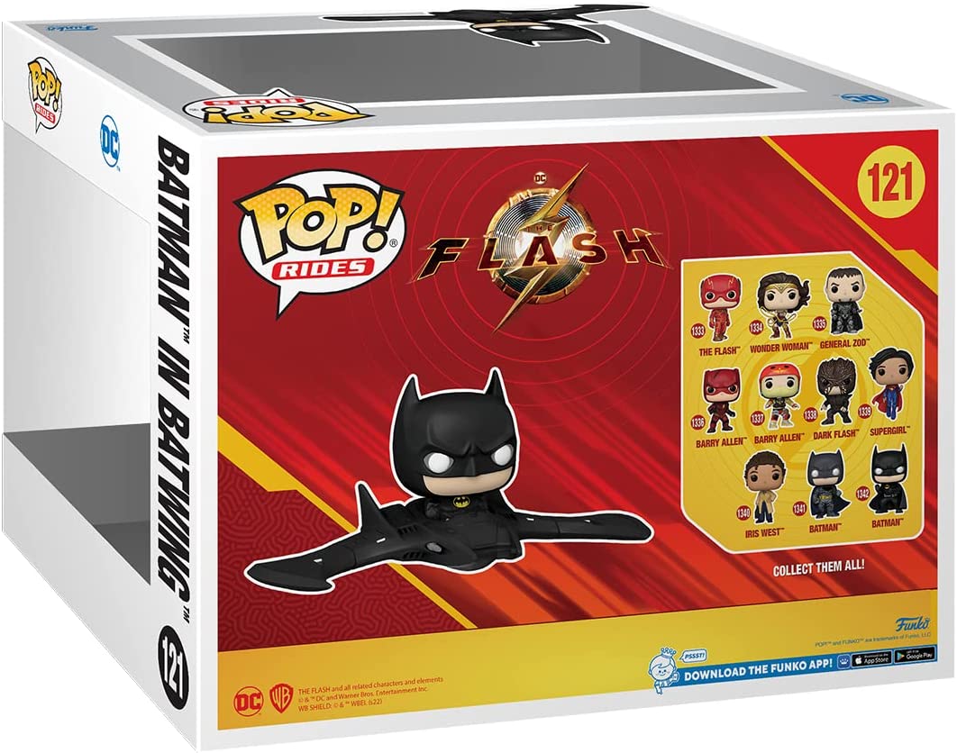 Funko Pop Rides | The Flash | Batman in Batwing #121