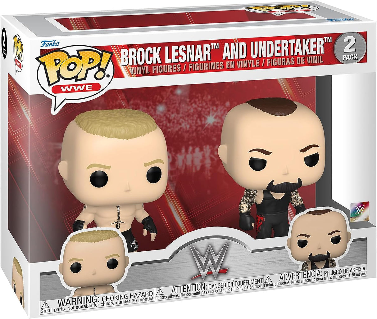 Brock Lesnar and Undertaker | Funko Pop WWE | 2 Pack