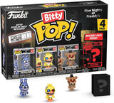 Funko Bitty POP! | Five Nights at Freddy's | Nightmare Bonnie, Nightmare Chica, Nightmare Freddy, Mystery | 4 Pack