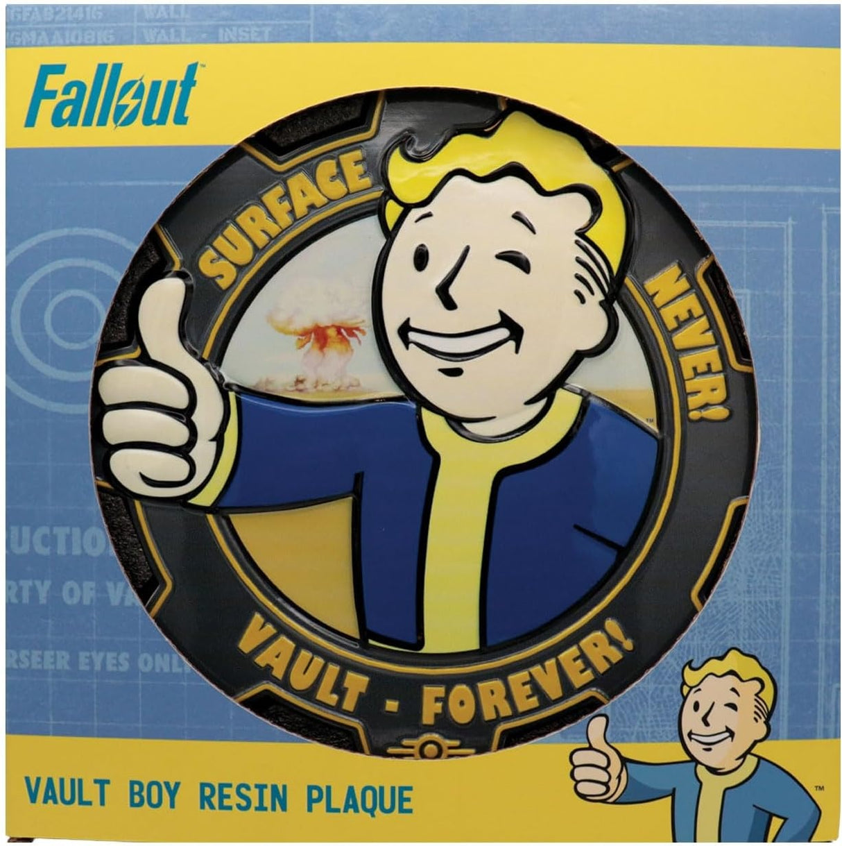 Fanattik Fallout VAULT BOY Resin Display Plaque