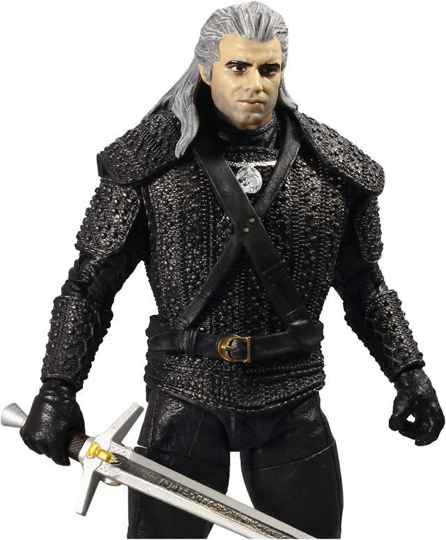 The Witcher | Geralt of Rivia with Cloth Cape | 7 inch Figure | McFarlane Toys