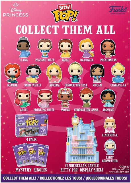 Funko Bitty Pop! Advent Countdown Calendar | Disney Princesses | 24 Days Of Surprise
