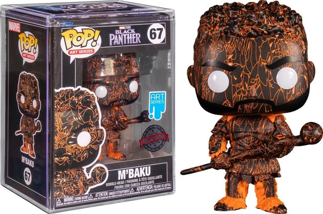 Funko Pop Art Series | Marvel Black Panther | M'Baku with Stack Pop Protector #67