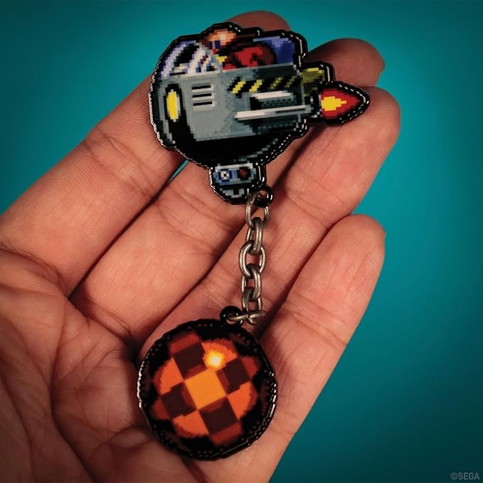 Fanattik Sonic the Hedgehog Limited Edition DR. EGGMAN Egg Mobile Pin Badge