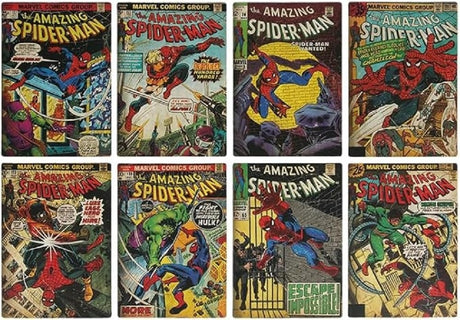 SPIDERMAN Coasters | Paladone | Set of 8 | Officially Licensed