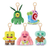 SET OF 5 | Spongebob Squarepants | Fuggler 5" Keyring Bag Charms