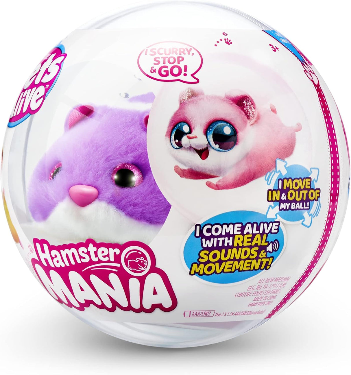 Zuru | Pets Alive | Hamster Mania Series 1 Assorted