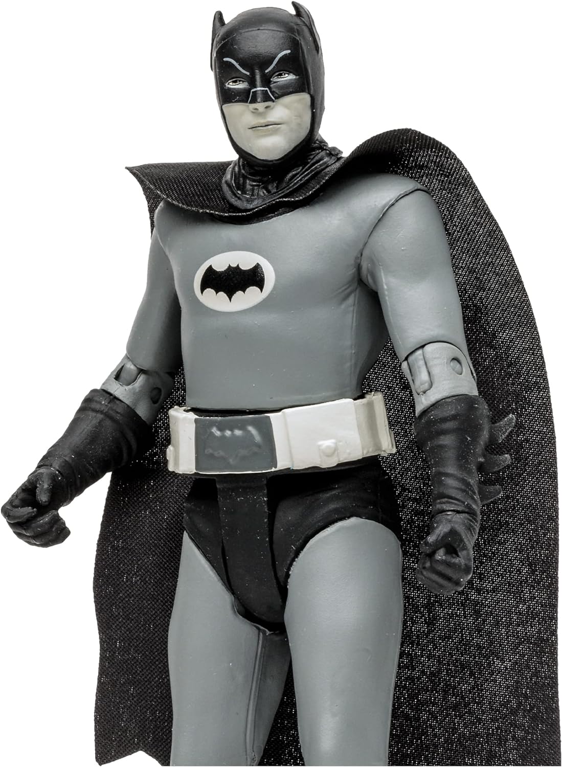 Batman Classic TV Series | DC Retro Batman (Black and White) | 5 inch Figure | McFarlane Toys