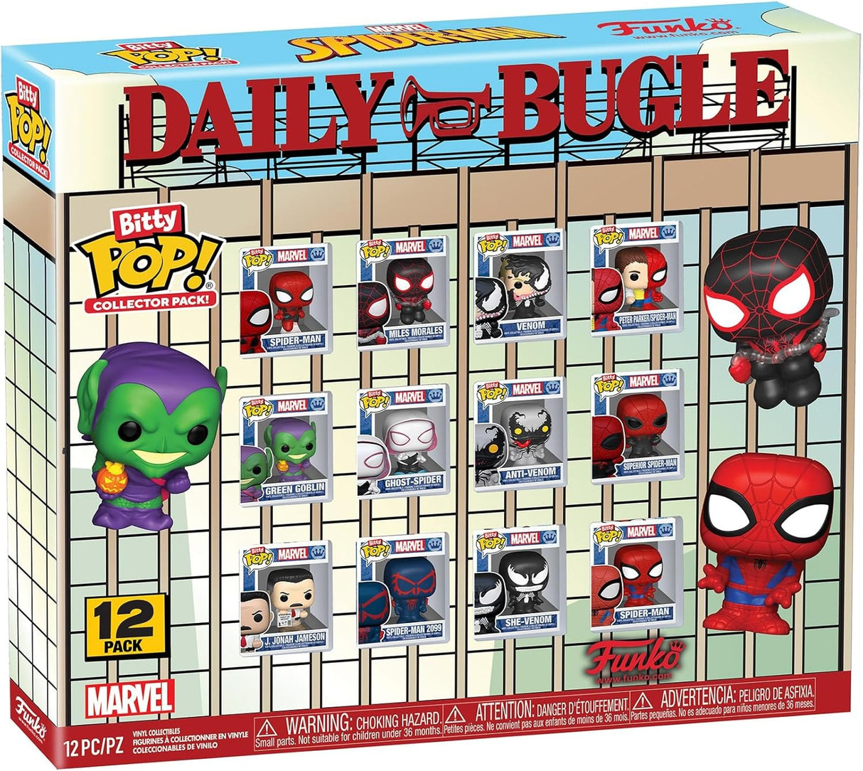 SPIDER-MAN DAILY BUGLE 12 PACK | Funko Bitty POP! Collector Pack
