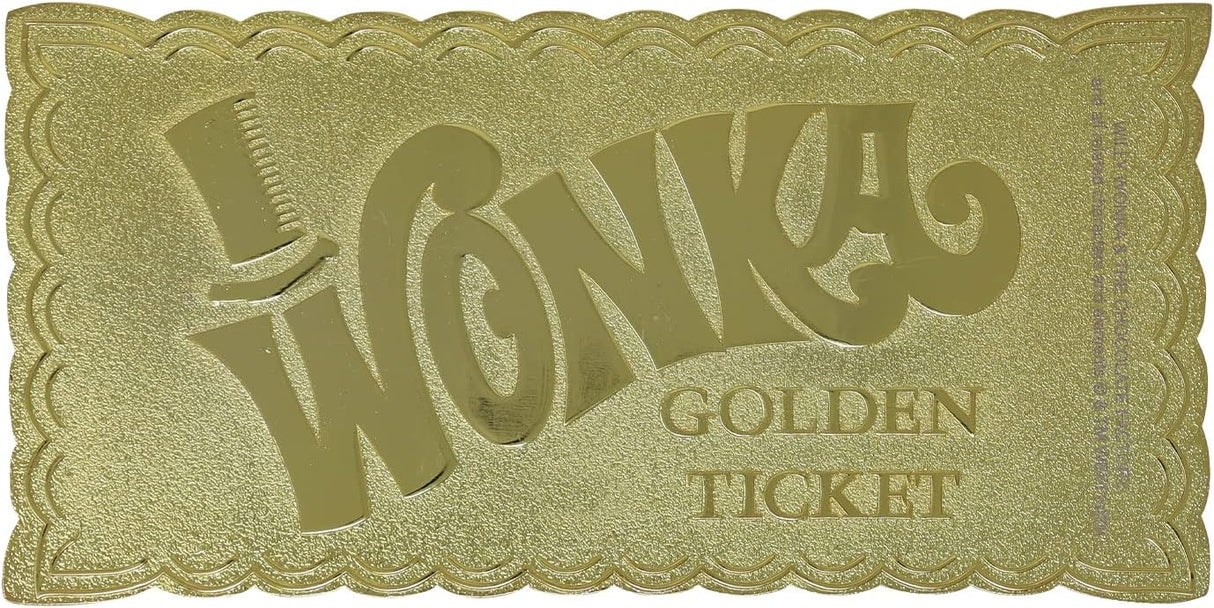 Willy Wonka and the Chocolate Factory | Replica Golden Ticket | Limited Edition
