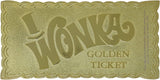 Willy Wonka and the Chocolate Factory | Replica Golden Ticket | Limited Edition