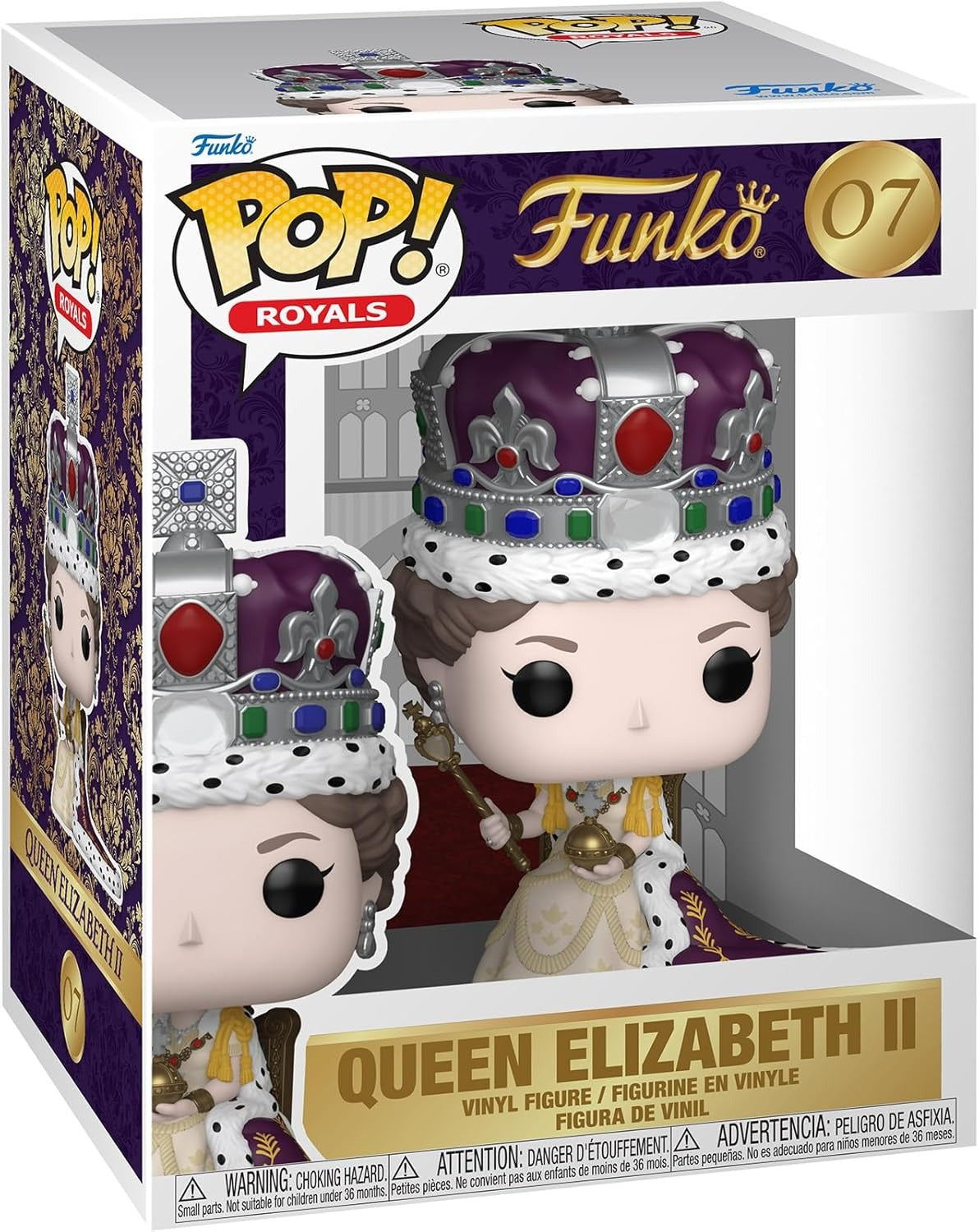 Funko Pop! Royals QUEEN ELIZABETH II #07 Coronation Figure