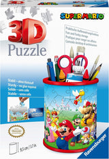 SUPER MARIO | Ravensburger | Pencil Holder | 57 Piece 3D Jigsaw Puzzle