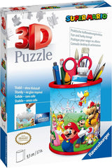 SUPER MARIO | Ravensburger | Pencil Holder | 57 Piece 3D Jigsaw Puzzle