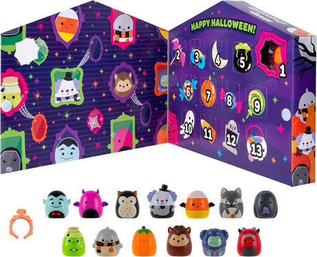 13 DAY SQUISH-A-LONGS  HALLOWEEN COUNTDOWN | Jazwares | Squishmallows Glow in the Dark Calendar