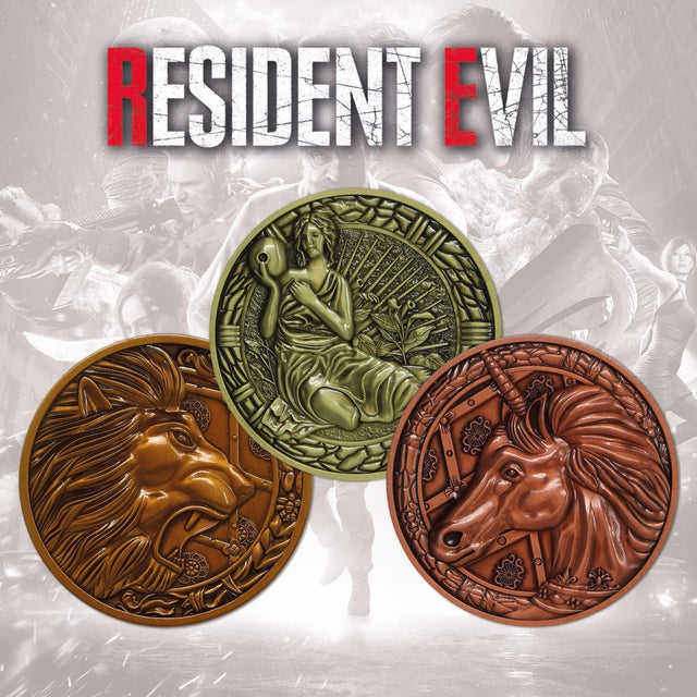 Resident Evil 2 | Limited Edition Replica Medallions | Collectors Set