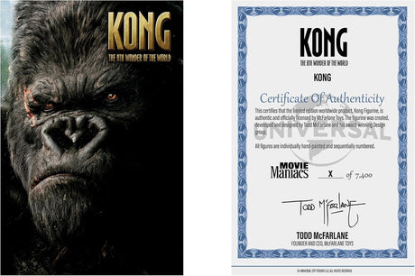 Damaged Box | KING KONG (2005) | 6 inch Figure | McFarlane Toys Movie Maniacs