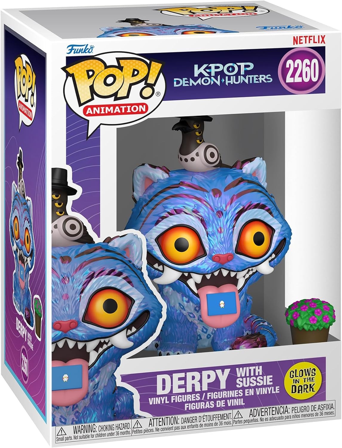 Funko Pop! Animation: K-Pop Demon Hunters - Derpy with Sussie #2260 (Glow in the Dark)