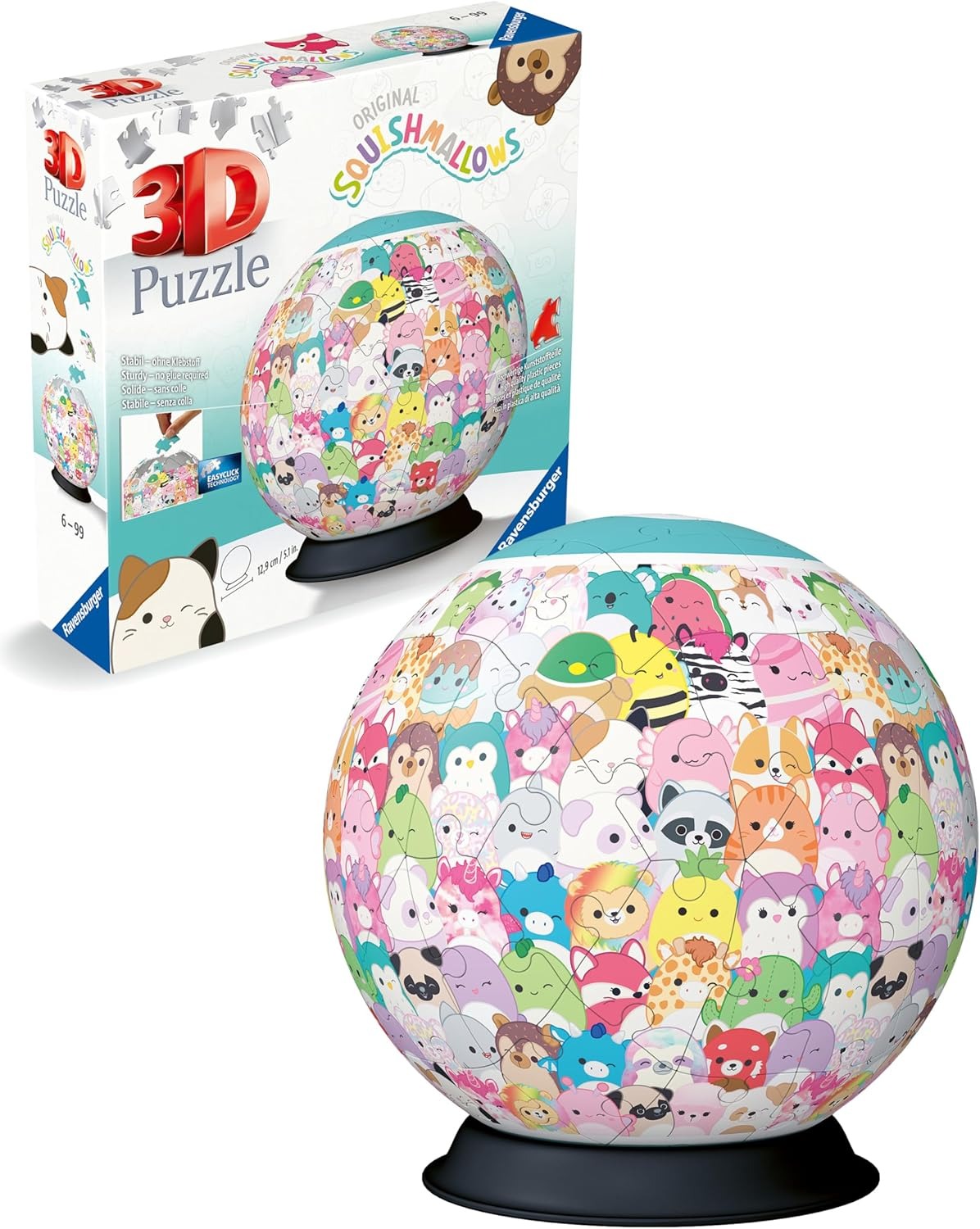 Ravensburger | Squishmallows | 72 Piece 3D Jigsaw Puzzle