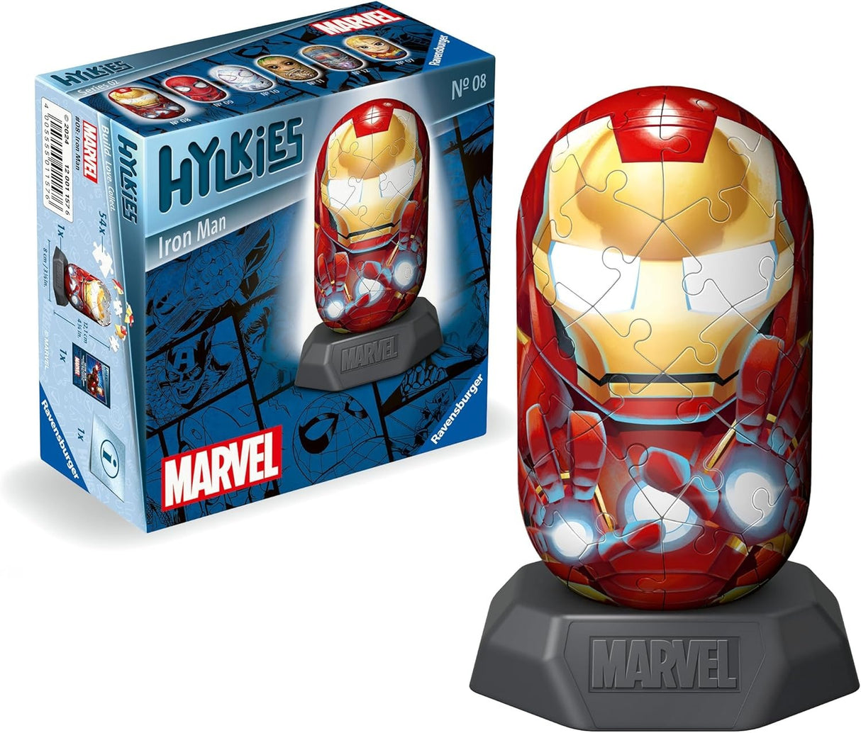 IRON MAN | Ravensburger | Hylkies | Marvel | 54 Piece 3D Jigsaw Puzzle