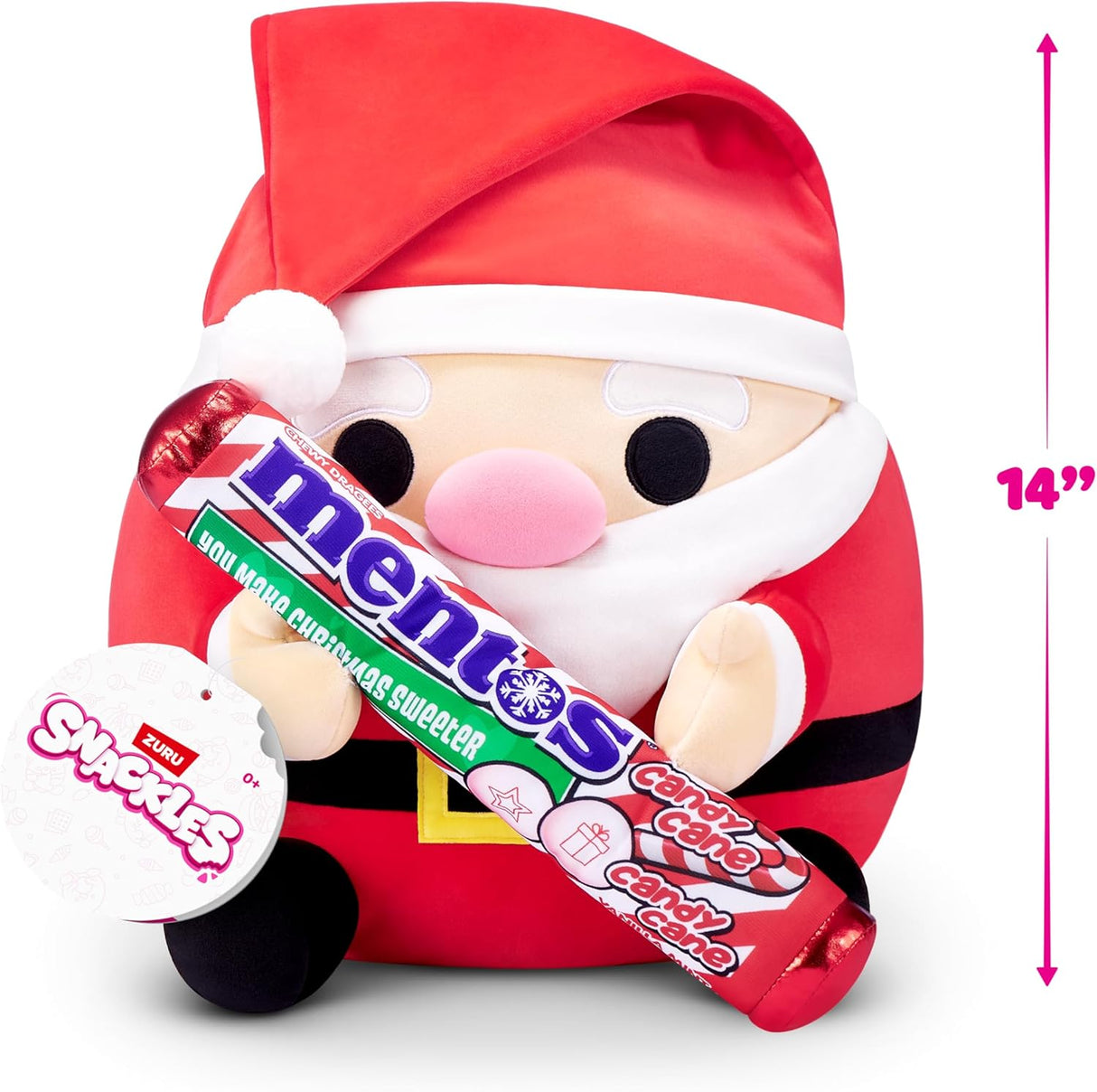 Santa (Mentos) | Christmas | Snackles Super Sized 36 cm