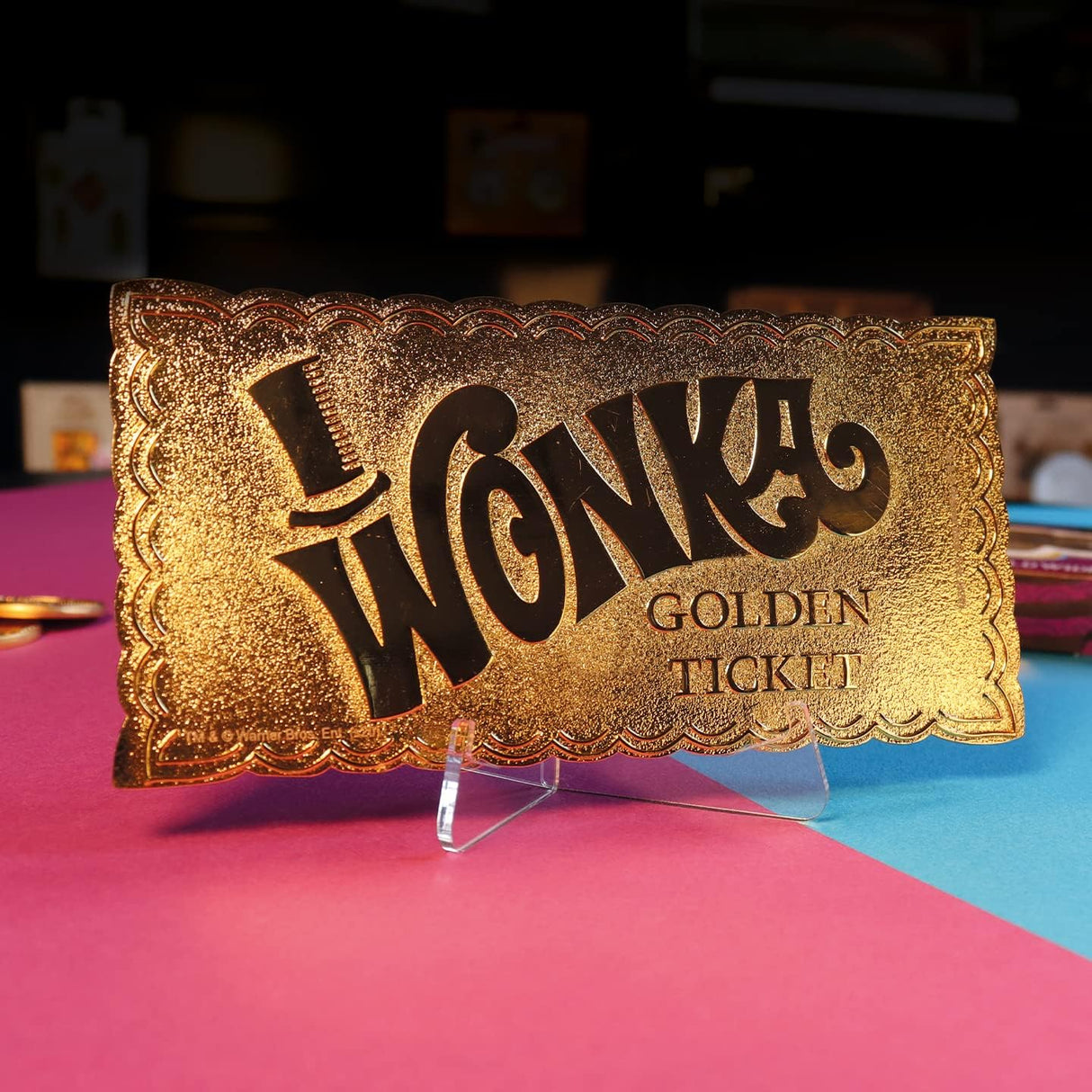 Willy Wonka and the Chocolate Factory | Replica Golden Ticket | Limited Edition