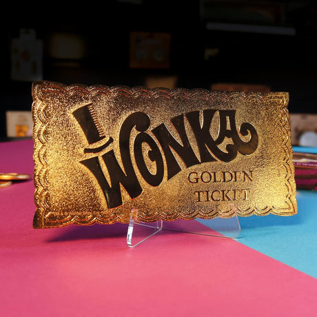 Willy Wonka and the Chocolate Factory | Replica Golden Ticket | Limited Edition