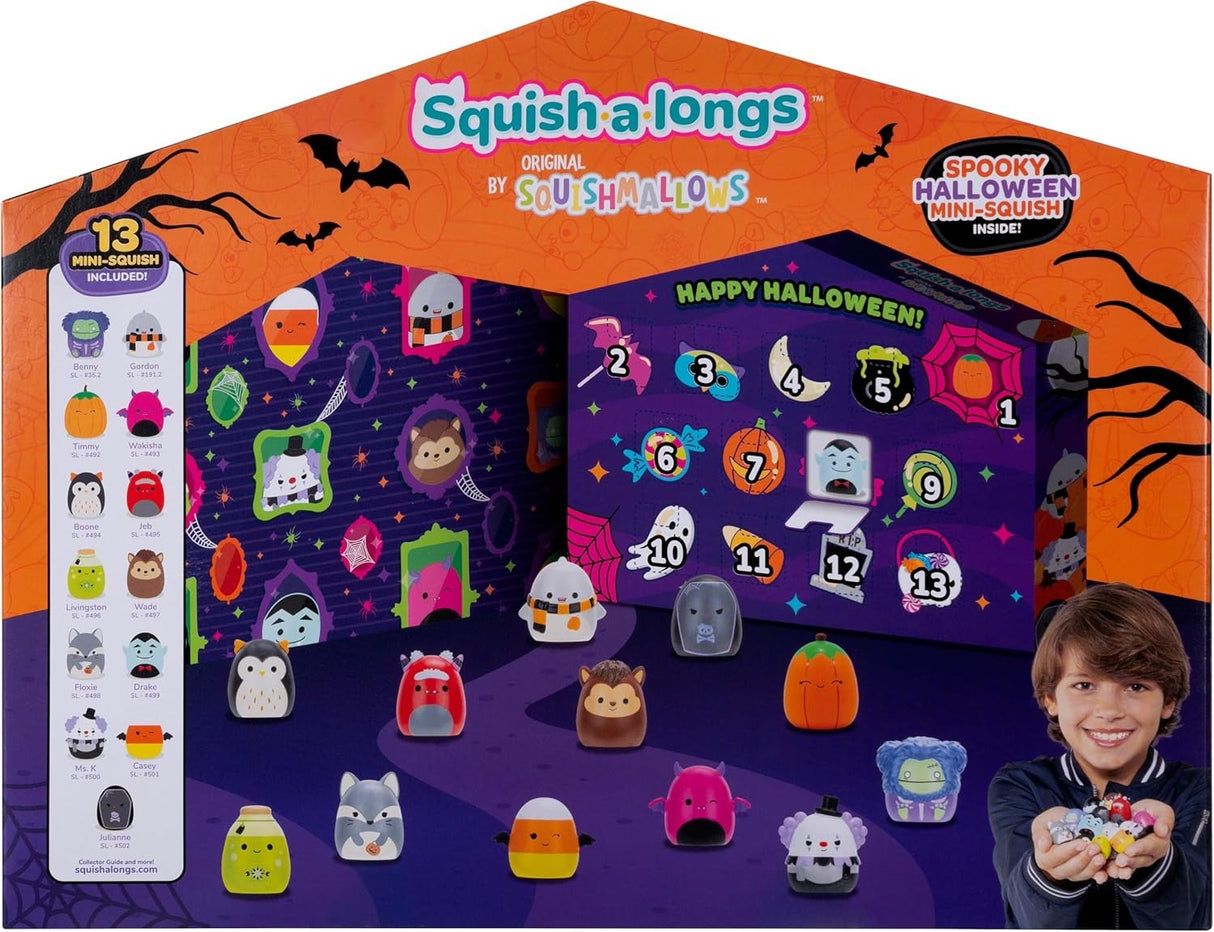 13 DAY SQUISH-A-LONGS  HALLOWEEN COUNTDOWN | Jazwares | Squishmallows Glow in the Dark Calendar