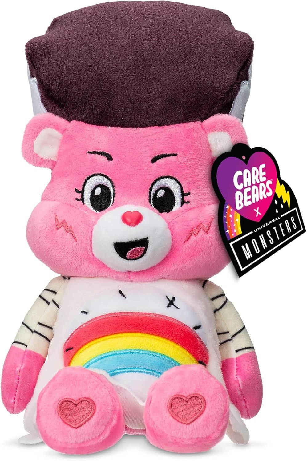 Cheer Bear as the Bride of Frankenstein | Universal Monsters | Care Bears | 22cm Plush