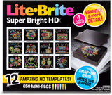 SUPER BRITE HD  | Basic Fun | Lite-Brite | Light Up Drawing Board