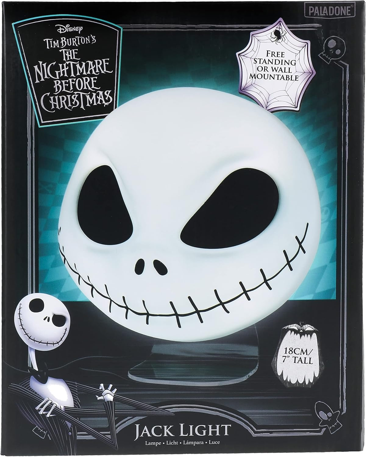 Paladone Nightmare Before Christmas | Jack Skellington Mask Light | Officially Licensed