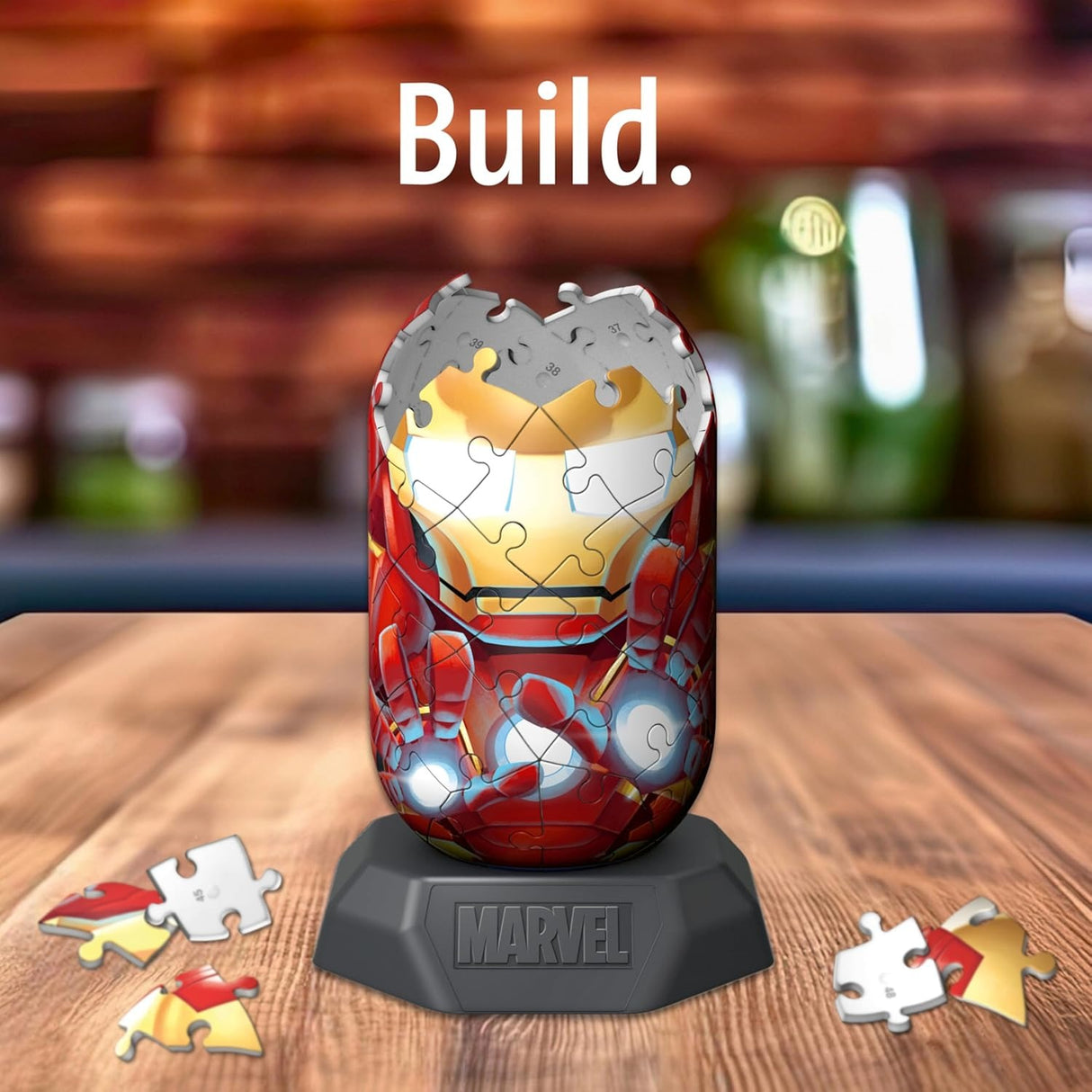 IRON MAN | Ravensburger | Hylkies | Marvel | 54 Piece 3D Jigsaw Puzzle