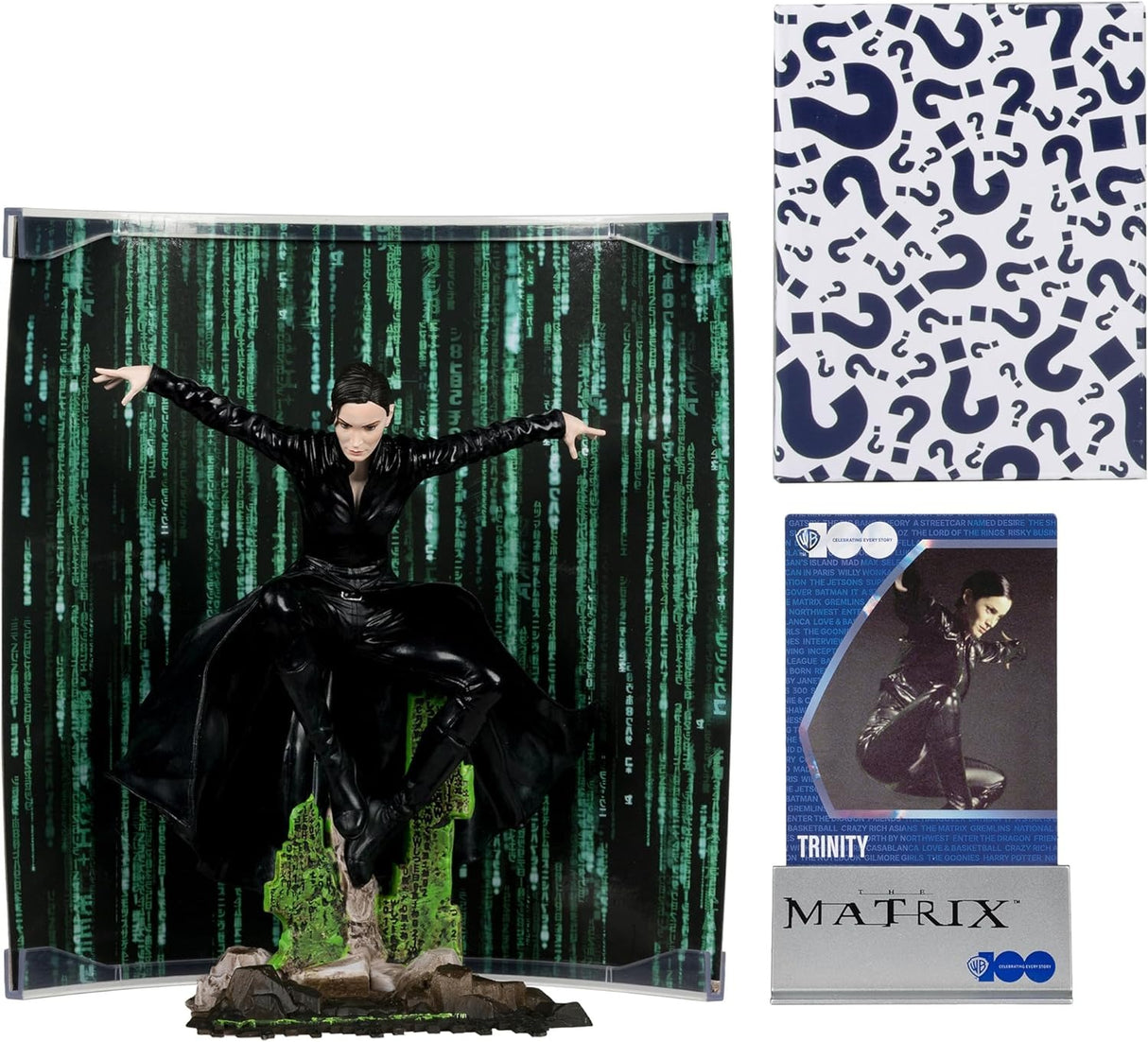 Trinity | Matrix | 6 inch Figure | McFarlane Toys Movie Maniacs WB 100