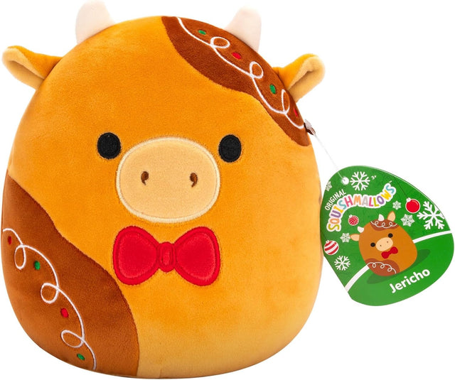 Jericho the Gingerbread Cow | Squishmallows 7.5" Plush Christmas 24