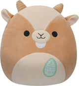 Squishmallows 7.5" | Easter | Grant the Tan Goat with an Egg